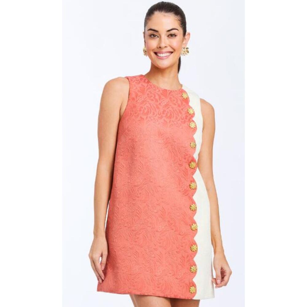 NEW Mestiza Etta Scallop Mini Dress size 12